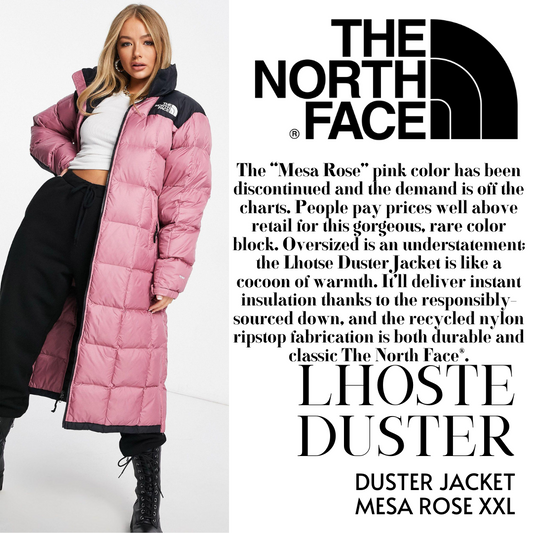 The North Face Lhotse Duster Jacket-Mesa Rose | I FOUND🧐🕵️ the LAST PINK XXL